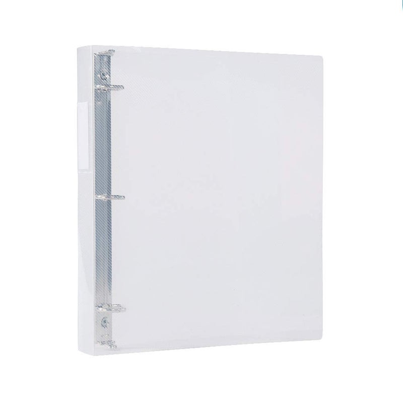 Filexec Products 1-Inch 3 Ring Binder, D Ring, Clear, Pack of 2 (50301-62223) - Image 1